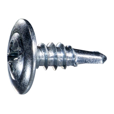 Buildright Self-Drilling Screw, #8 x 1/2 in, Zinc Plated Steel Truss Head Phillips Drive, 1345 PK 54946